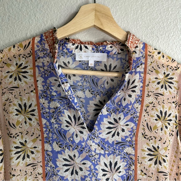 Corey Lynn Calter Natalia Dress in Pretty Floral Women’s Size Extra Small XS - Picture 4 of 9